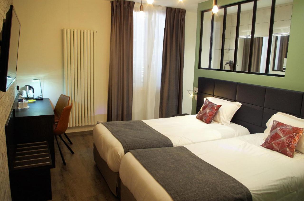 Logis Hotel Les Platanes Reyssouze Luaran gambar